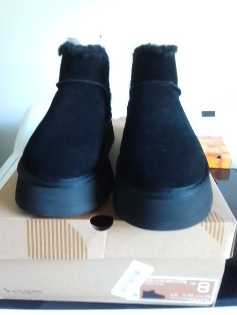 Koolaburra Black Mini Platform Ankle Boot
